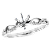 14KT Gold Semi-Mount Engagement Ring